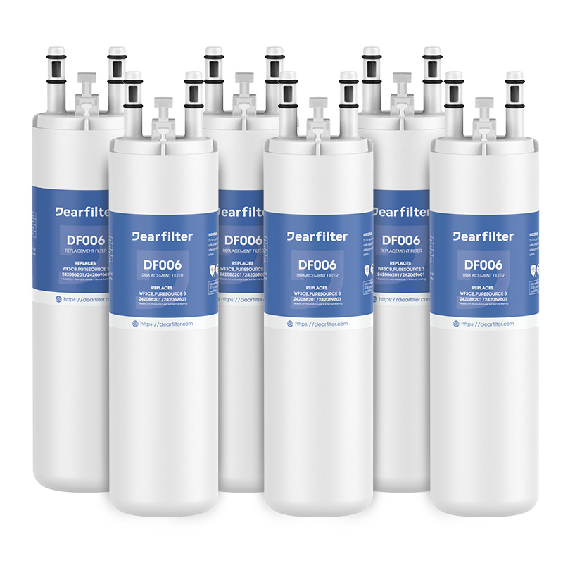 Dearfilters Compatible with Filter WF3CB, PureSource3, AP4567491 Water Filter 6PCS