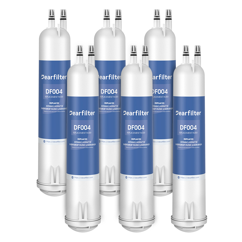 Dearfilters Compatible With edr3rxd1 Water Filter, Filter 3, 4396841 Filter 6PCS