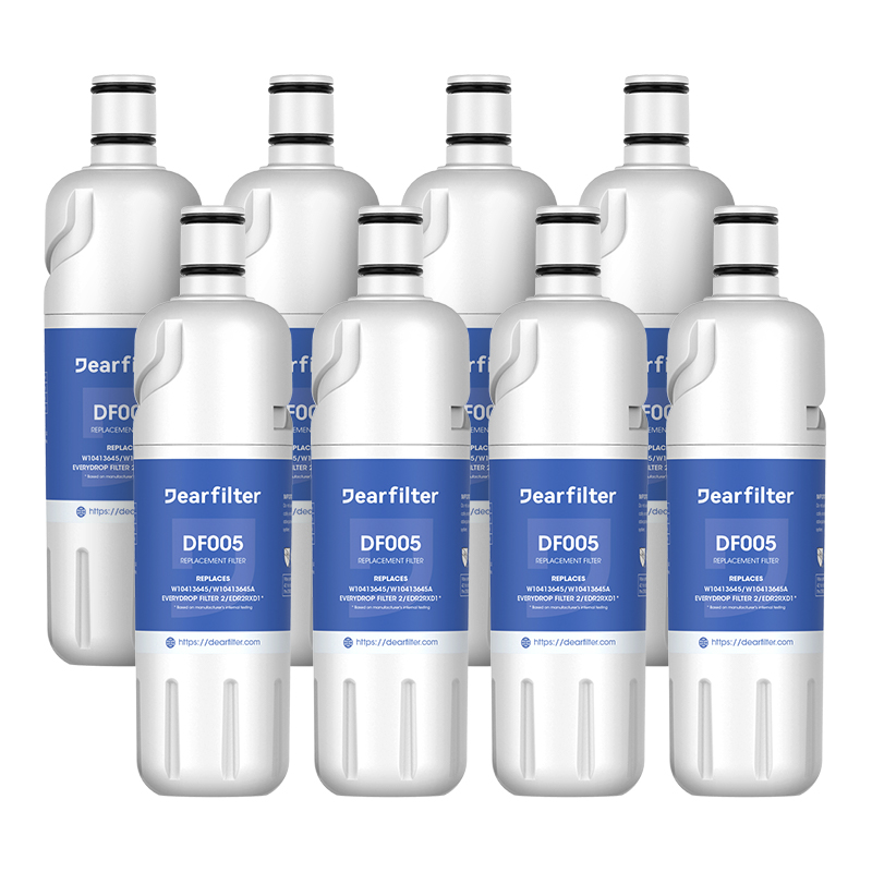 Dearfilters Compatible with EDR2RXD1 Water Filter, Filter 2 W10413645A Replacement 8PCS