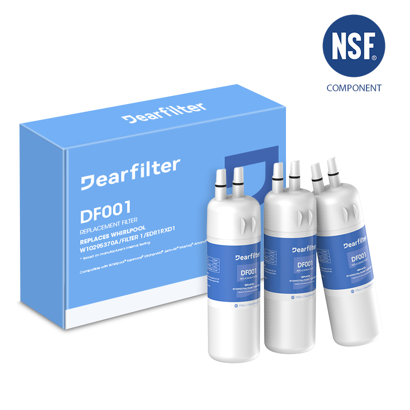 Dearfilters 3PCS Compatible with Pur Filter  EDR1RXD1, W10295370A, 469081