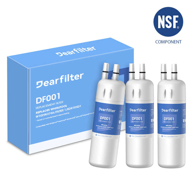 Dearfilters Compatible with EDR1RXD1, Pur Everydrop Filter 1,W10295370A 3PCS