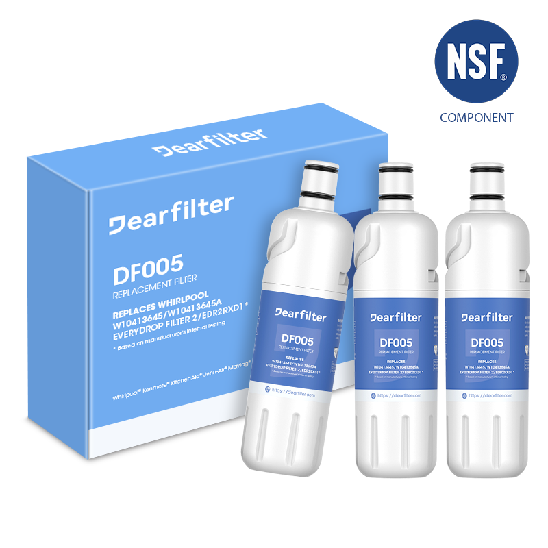 DF005 Compatible with Edr2rxd1, EDR2RXD1B, W10413645A Water Filter 3PCS